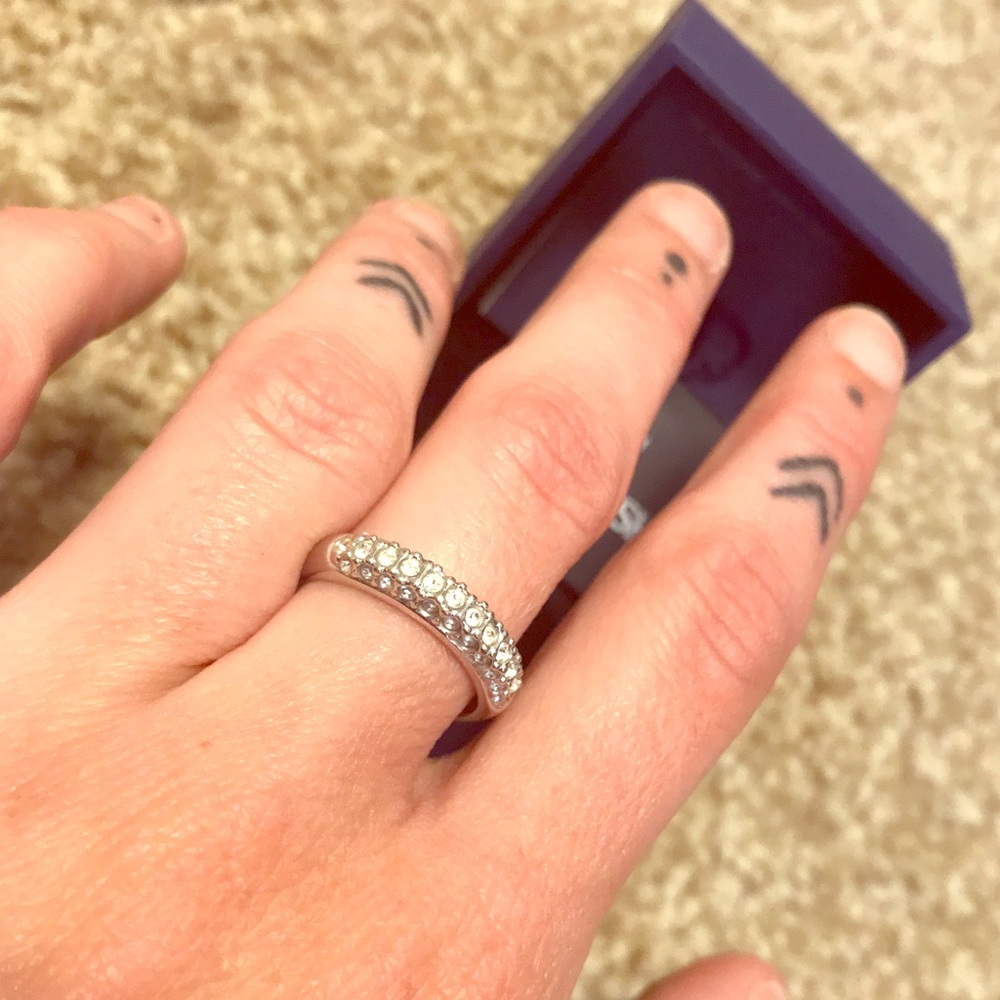 Swarovski Crystal Stackable Ring - image 2